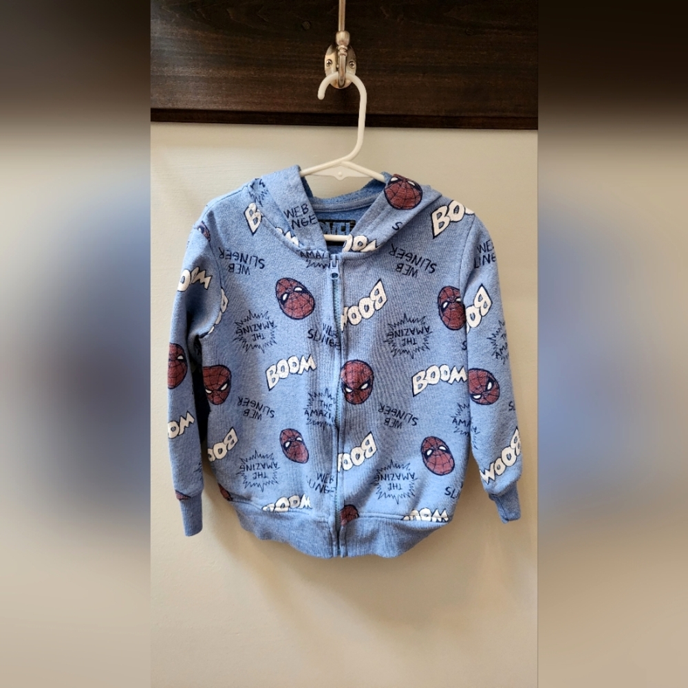 GUC Marvel Spiderman Full Zip Hooded Jacket Size 5